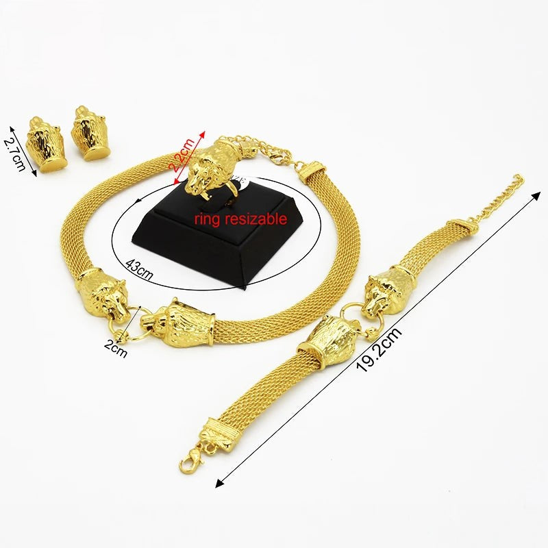 Dubai Jewelry Sets 24K Gold