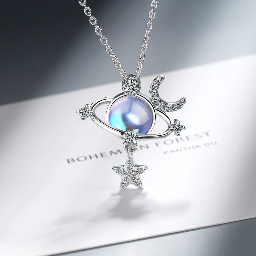 moon star necklace
