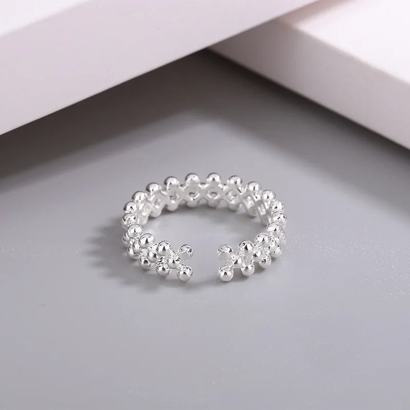 Balls Silver Ring
