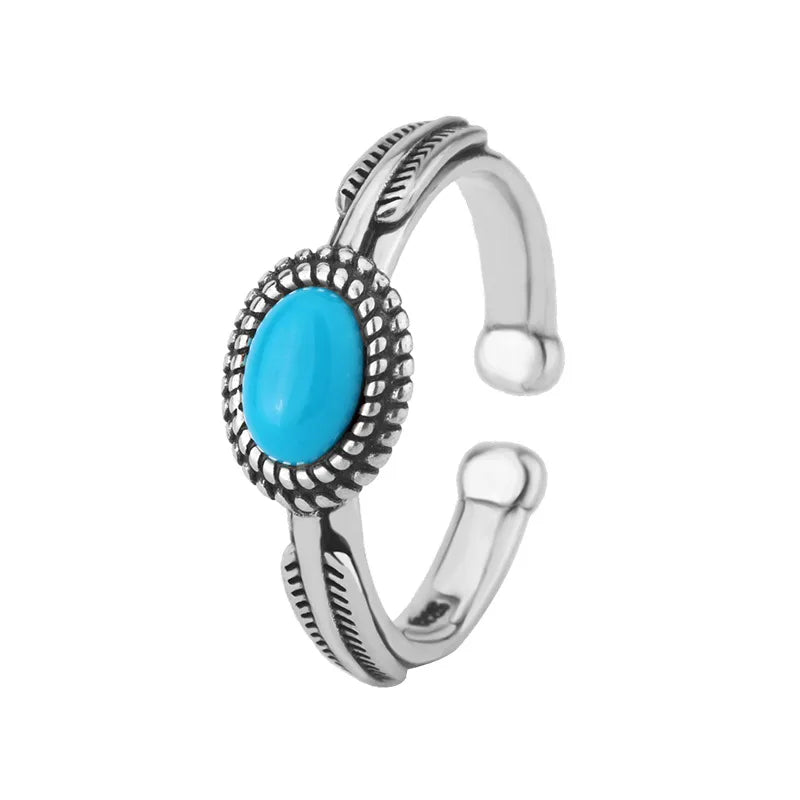 RJS Turquoise Silver Ring