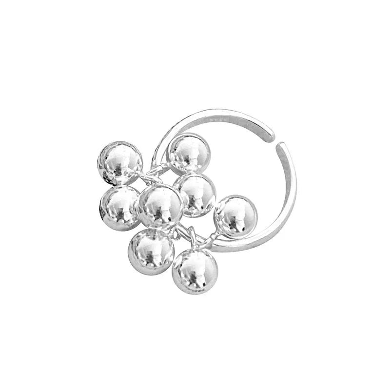 Ball Silver Ring