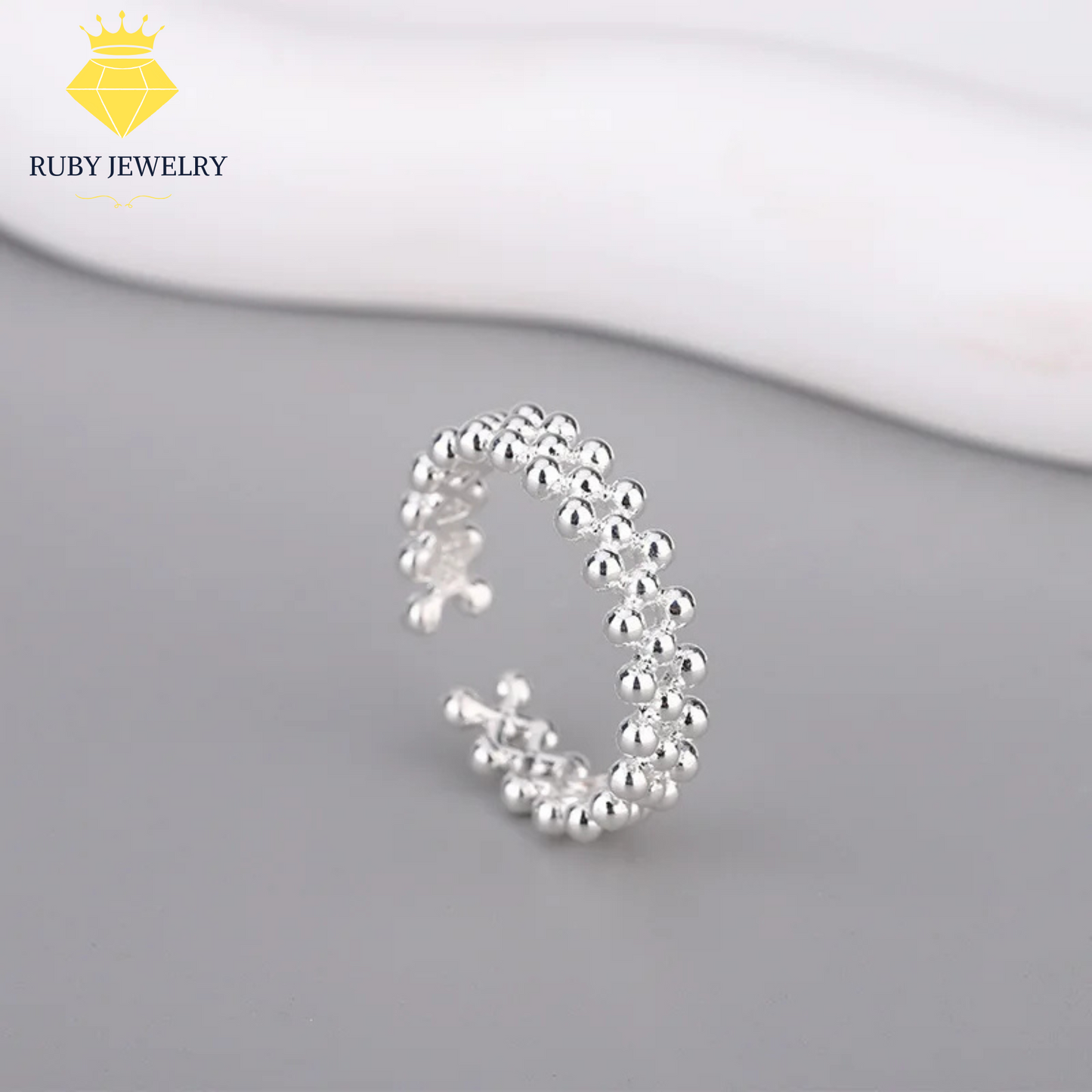 Balls Silver Ring