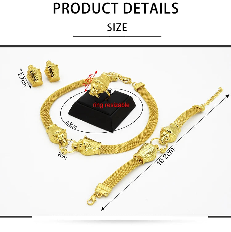 Dubai Jewelry Sets  24K Gold