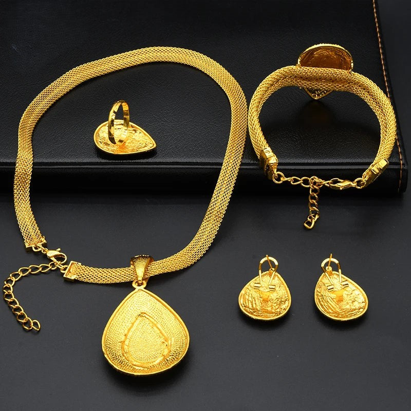 France Gold Jewelry Set