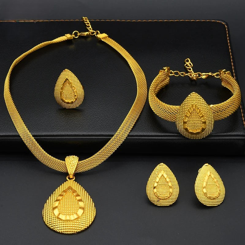 France Gold Jewelry Set