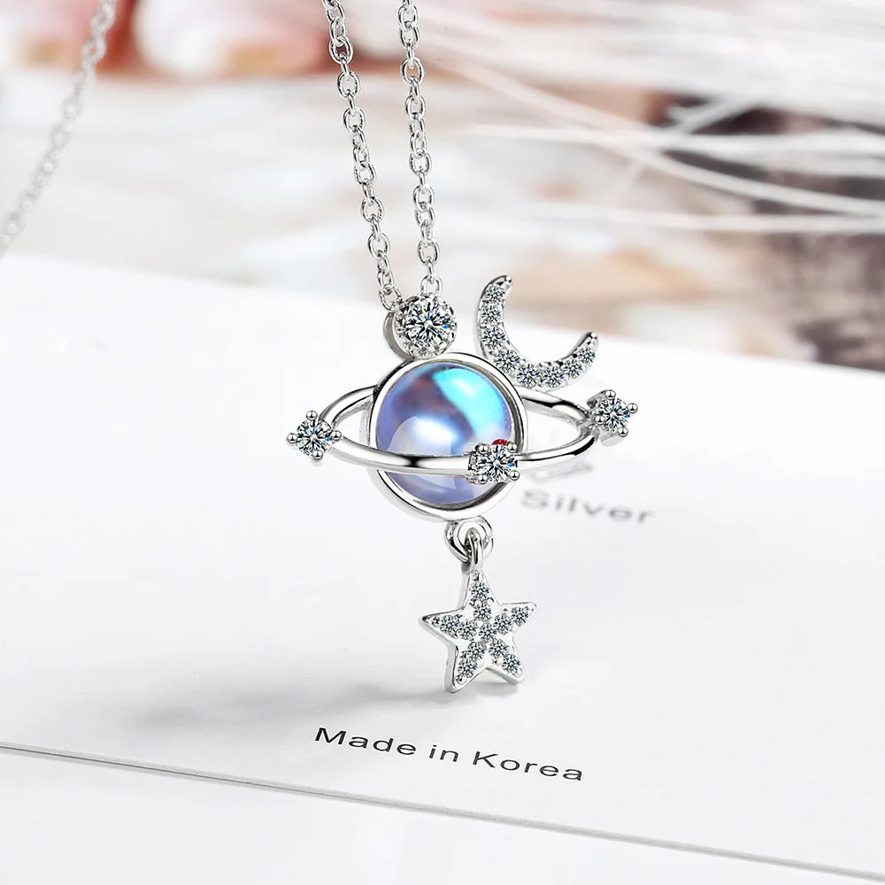 moon star necklace