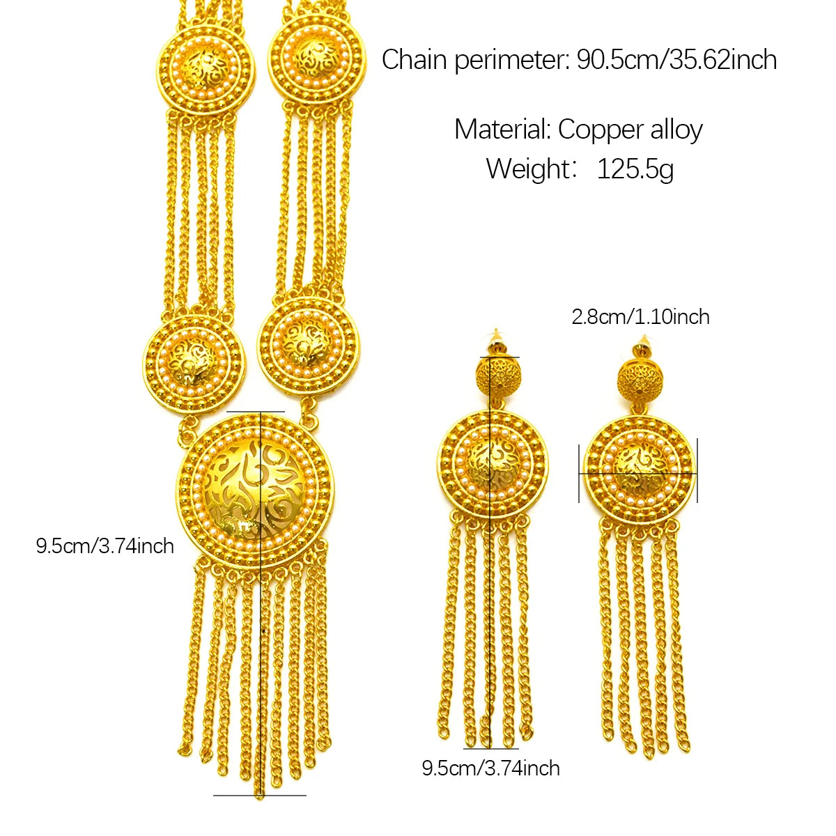 Spain Gold jewelry set