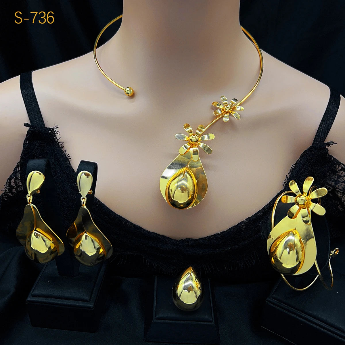 Water Drop Jewelry Set