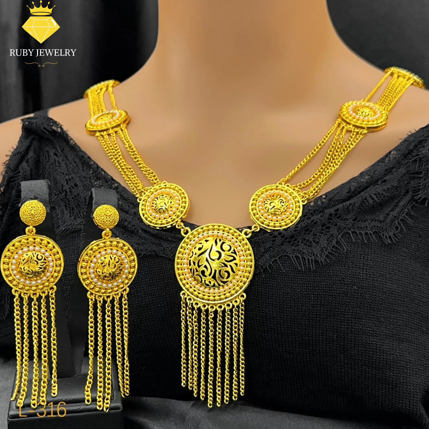 Spain Gold jewelry set